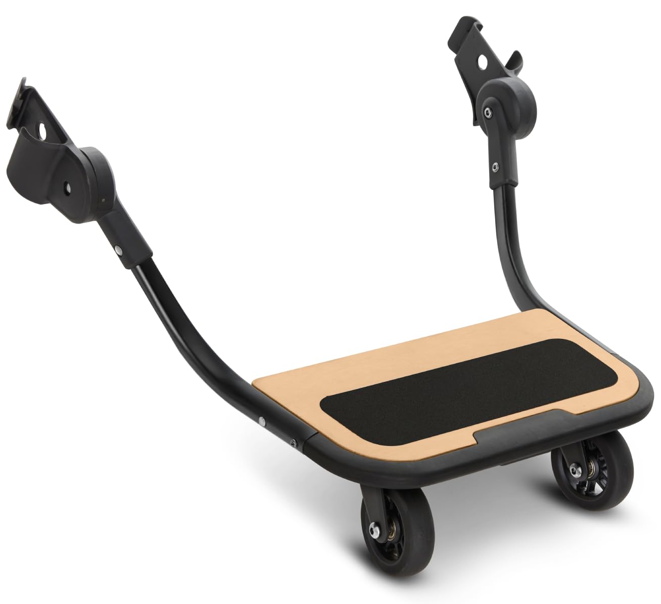 UNIQUIFY stroller board attached to Uppababy Vista for ride-along.