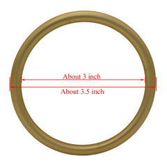 UNISOAR sling rings show 3.5 inch outer diameter for sturdy secure adjustment