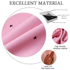 UNISTAR white lace inside detail adds elegant contrast to pink panels.