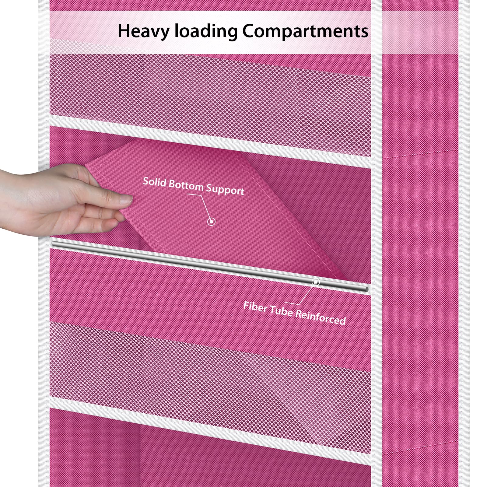 Univivi easy installation with adjustable door hooks for most doors