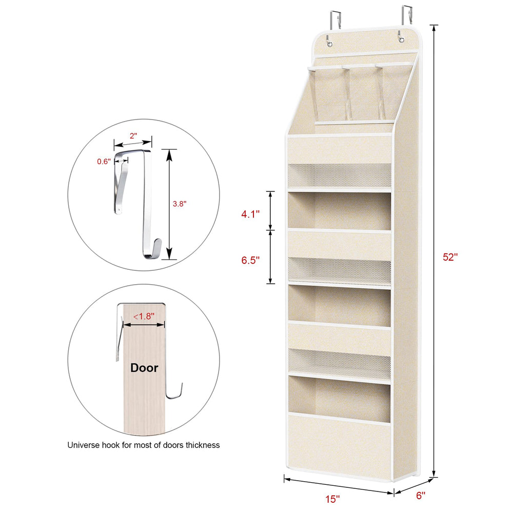 Univivi large PVC pockets demonstrate visible storage for bottles and lotions.