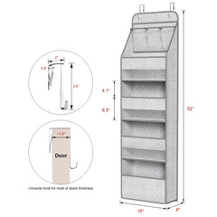 Univivi PVC pockets offer clear visibility for fast item retrieval