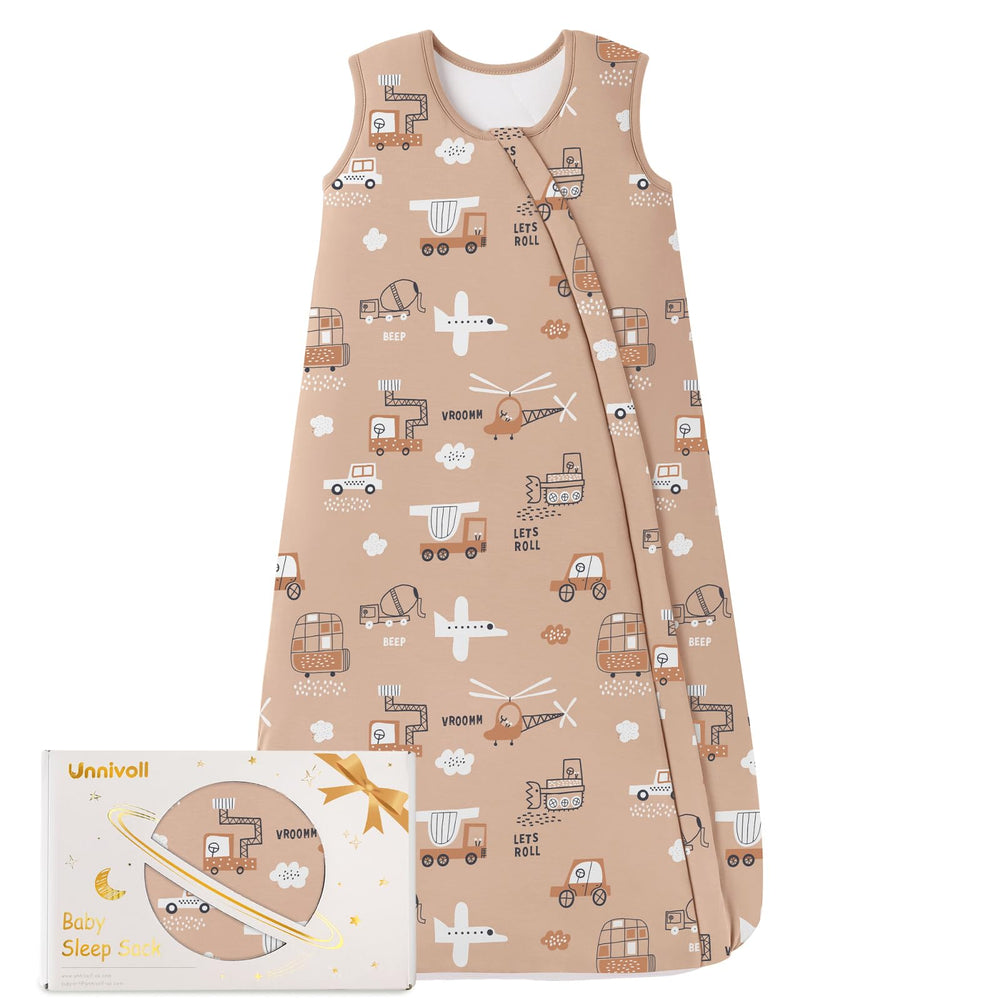 Unnivoll bamboo sleep sack softness shows cloudlike comfort for naps.