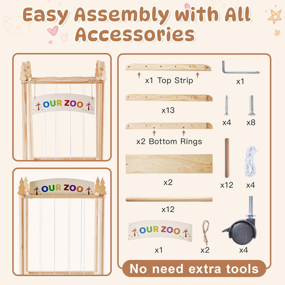 Unlumm stuffed animal storage organizer assembly helps simple setup for busy families