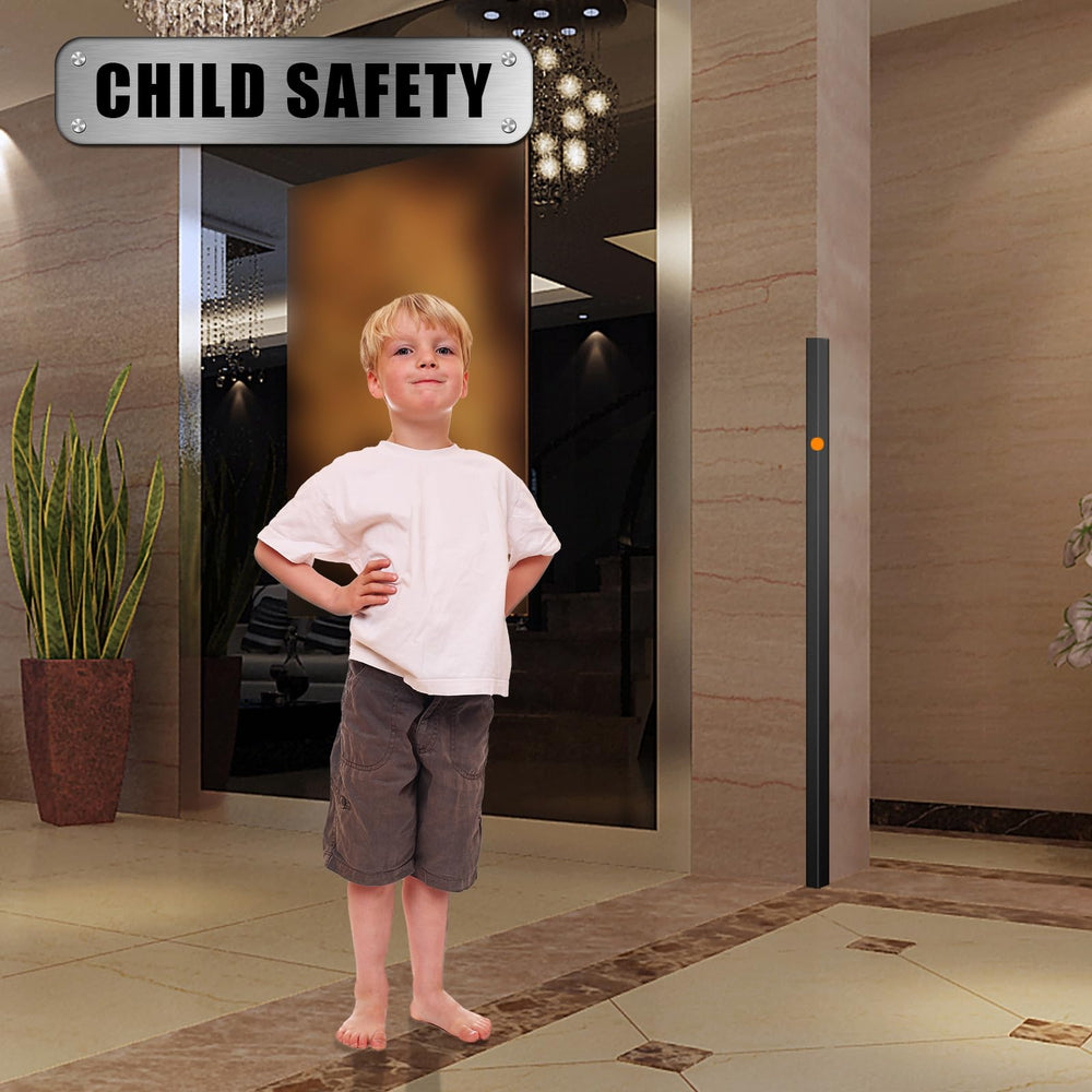 UNNAK corner guard for various surfaces—protects walls from impact.