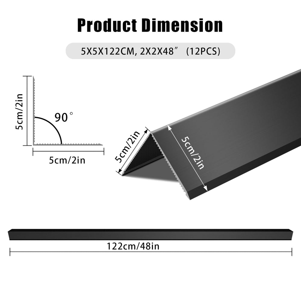 UNNAK wall corner guard 90-degree protection—sturdy aluminum anti-rust finish.
