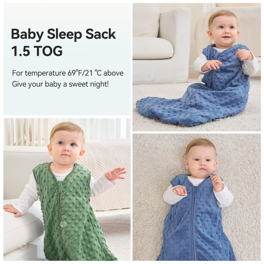 Unnivoll 1.5 tog fleece sack for moderate warmth