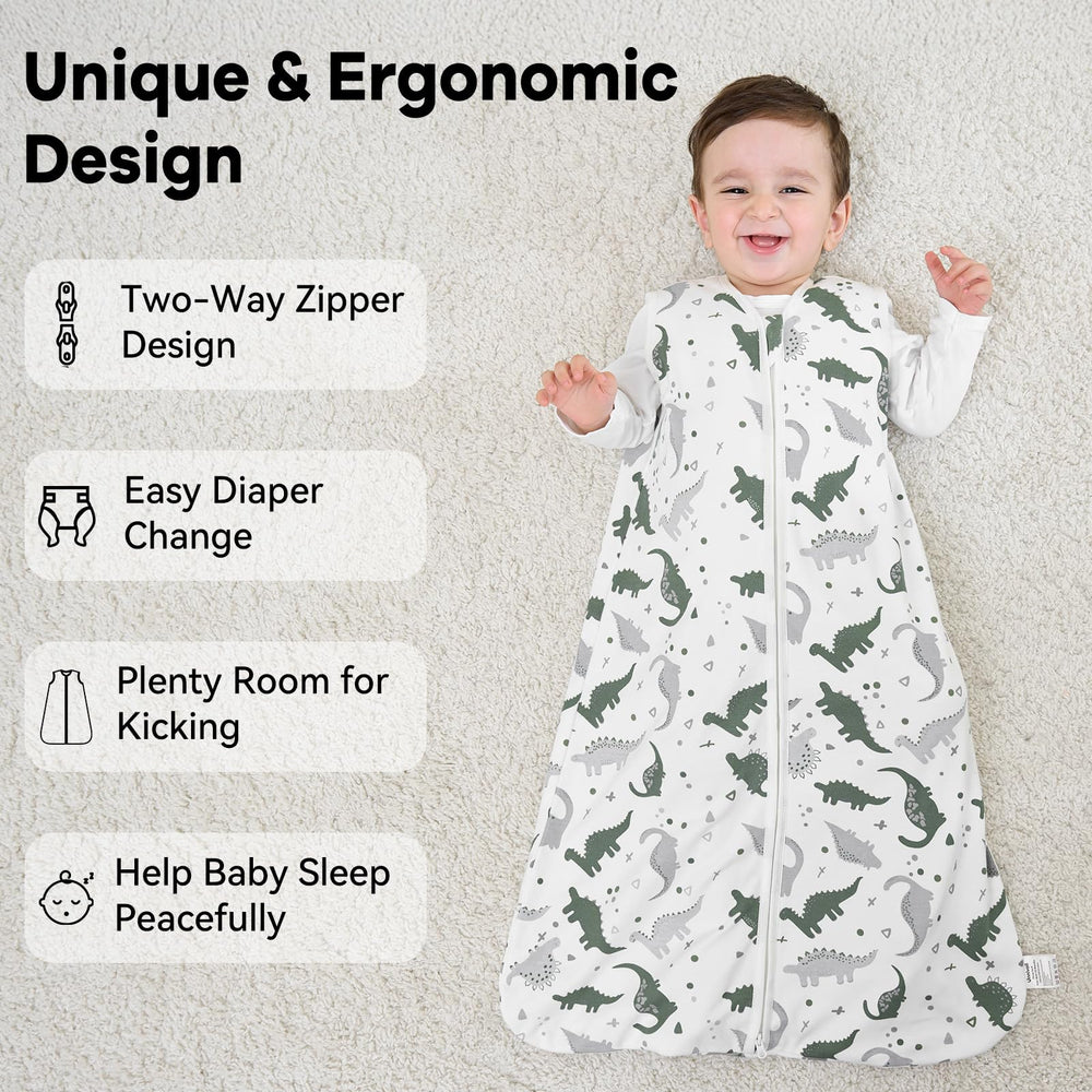 Unnivoll 1.0 Tog cotton sleep sack for breathable indoor warmth