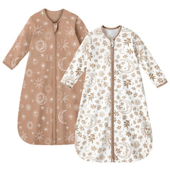 Unnivoll baby sleep sack closeup of cotton fabric highlighting breathable comfort.