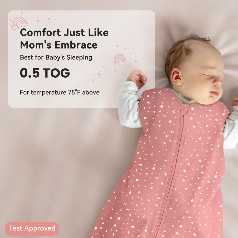 Unnivoll sleep sack keeps skin safe with zipper guard.