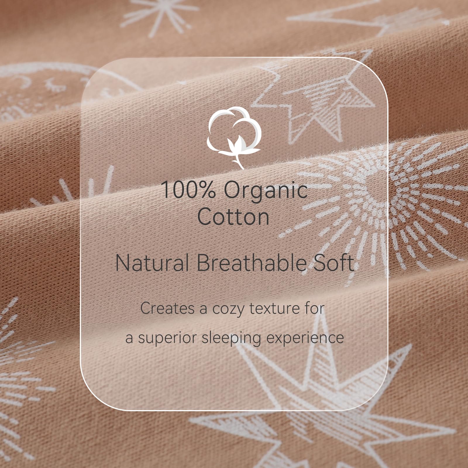 Unnivoll baby sleep sack worn in crib for cozy nap-time comfort.