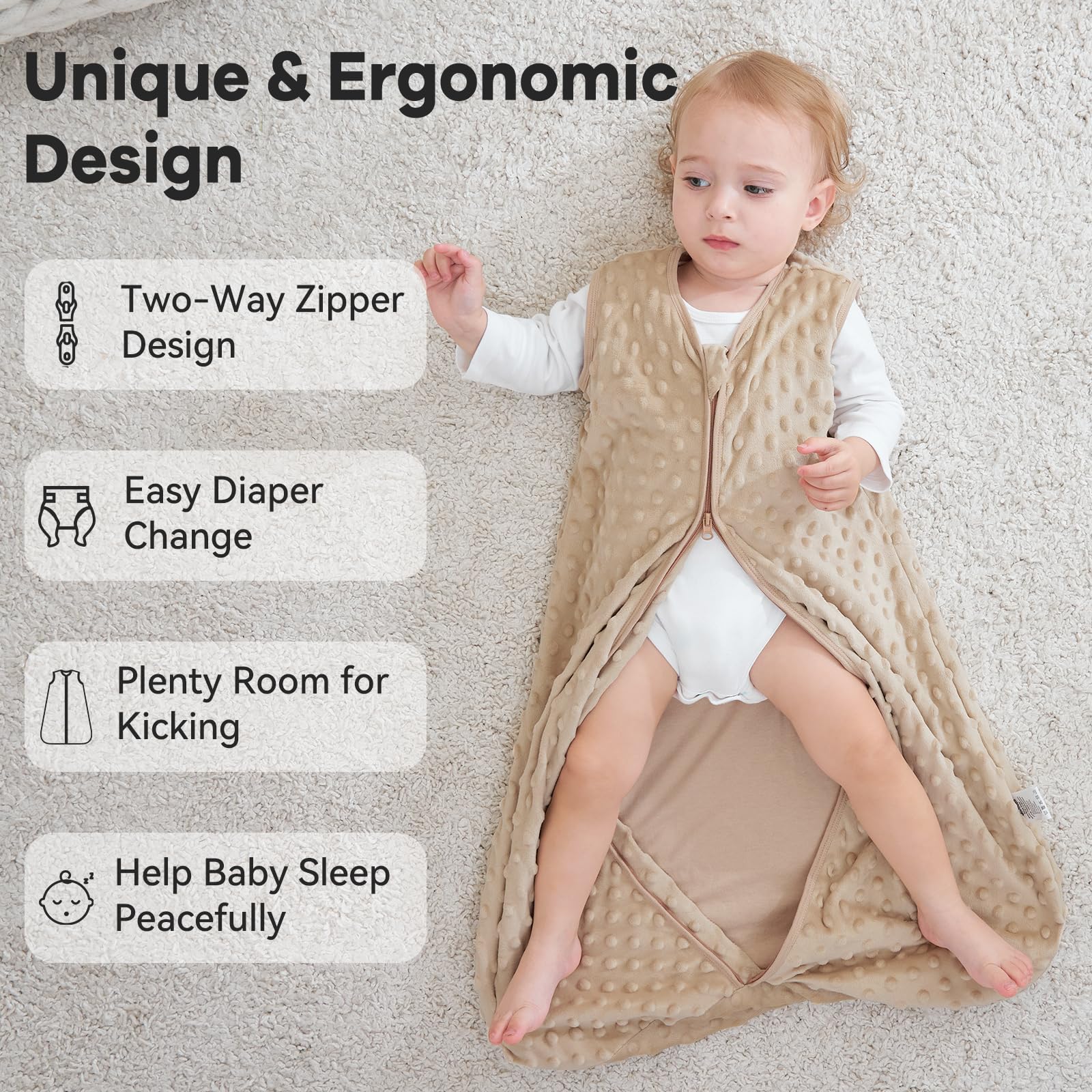 Unnivoll baby sleep sack pack of 2—value bundle for ongoing warmth.