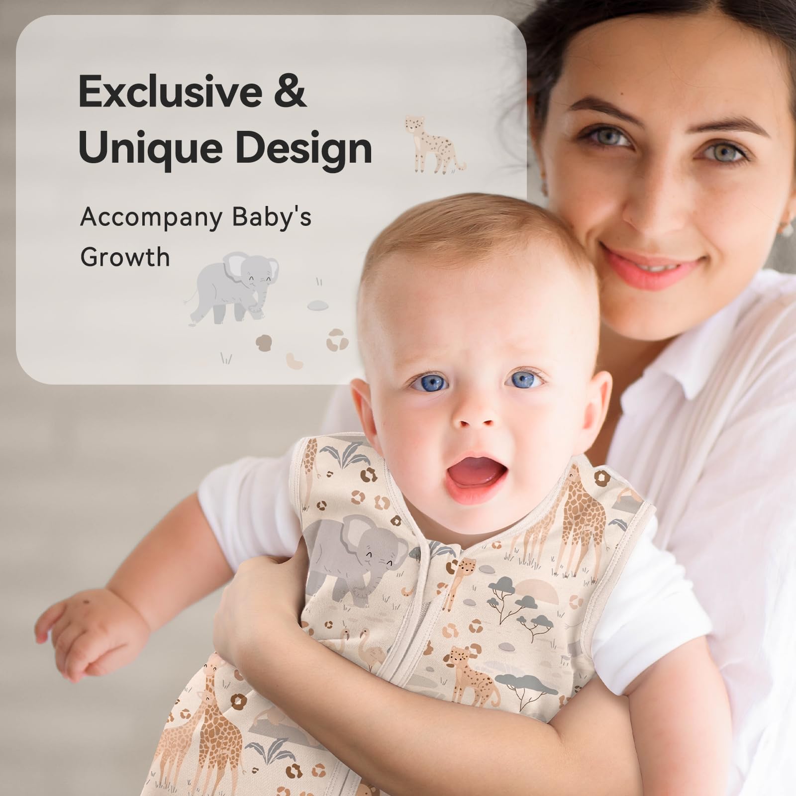 Unnivoll sleepsack 18-24 months fits growing babies for everyday use.