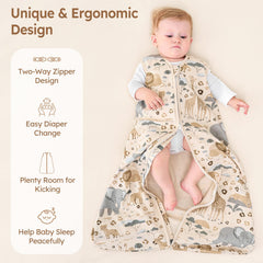 Unnivoll sleep sack roomy kick area supports movement and warmth