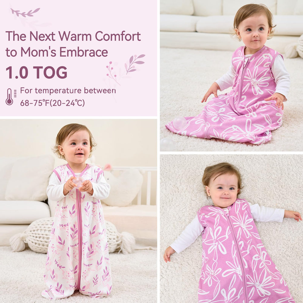 Unnivoll sleep sack size chart helps choose the right fit.
