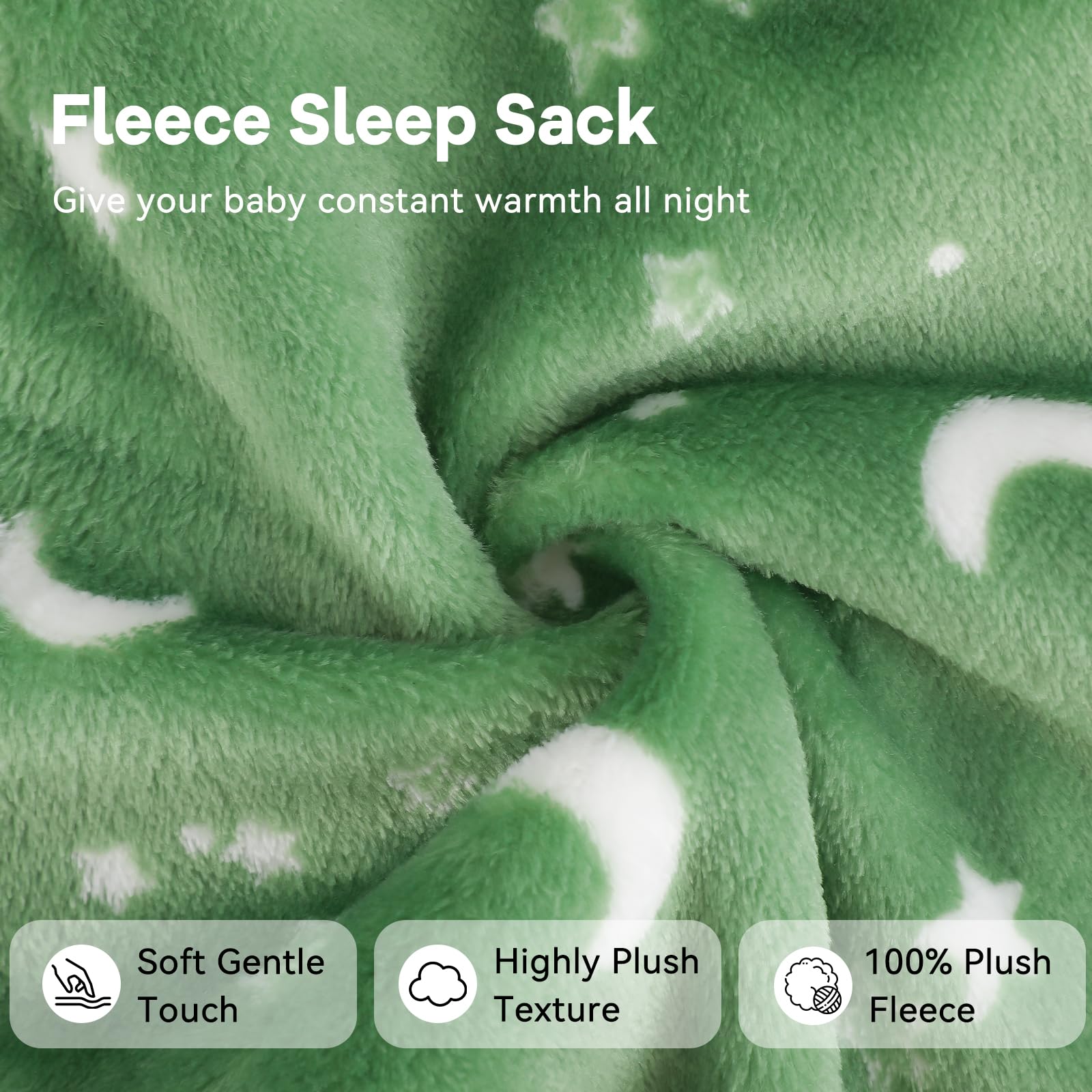 Unnivoll two-pack sleep sacks for easy care and quick changes