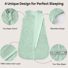Unnivoll fleece sleep sack - CPS-certified safety for secure sleeping