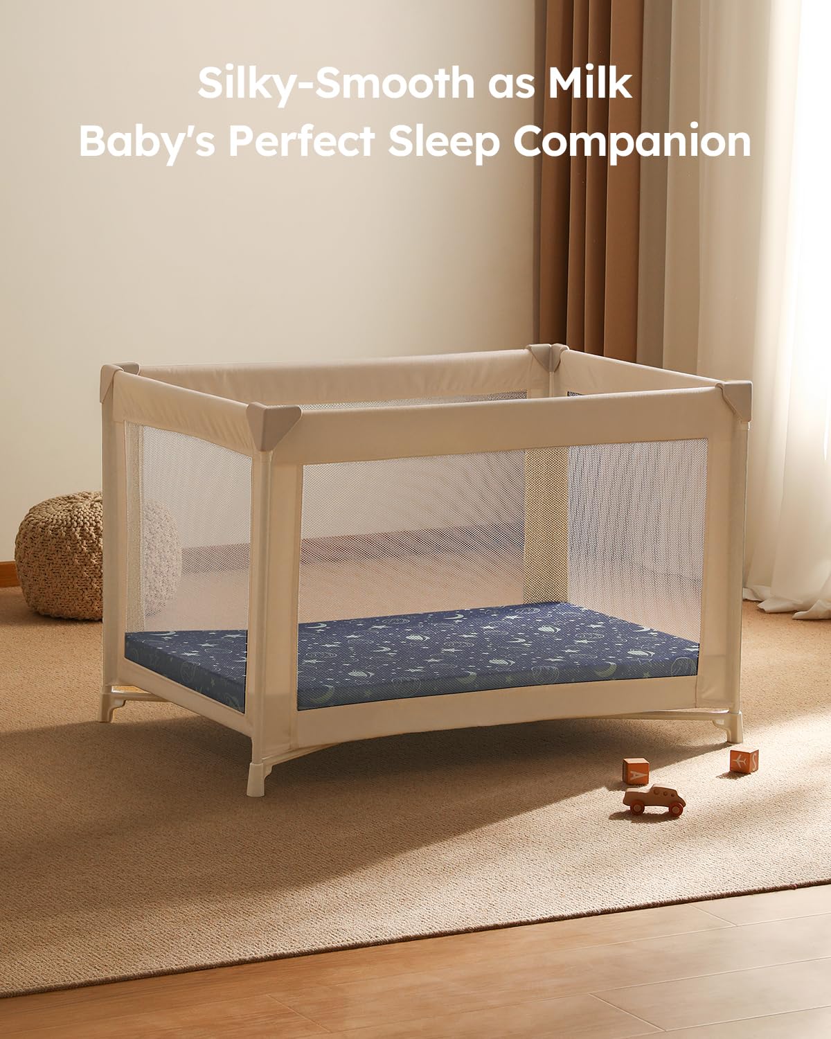 Unnivoll pack-and-play sheets offer 360° coverage for reliable protection.