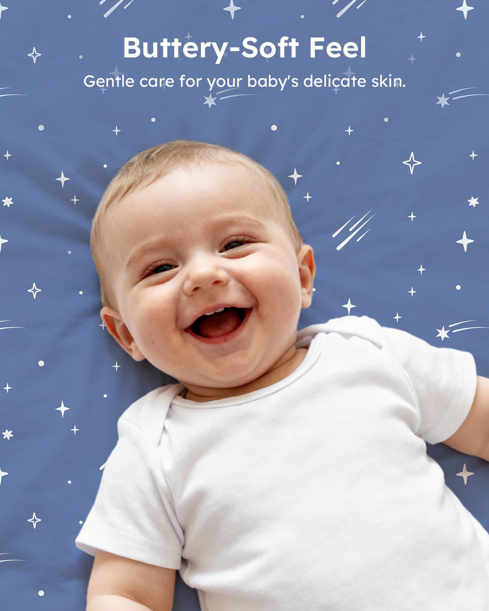Unnivoll blue-gray planet print coordinates with nursery themes and calming tones.