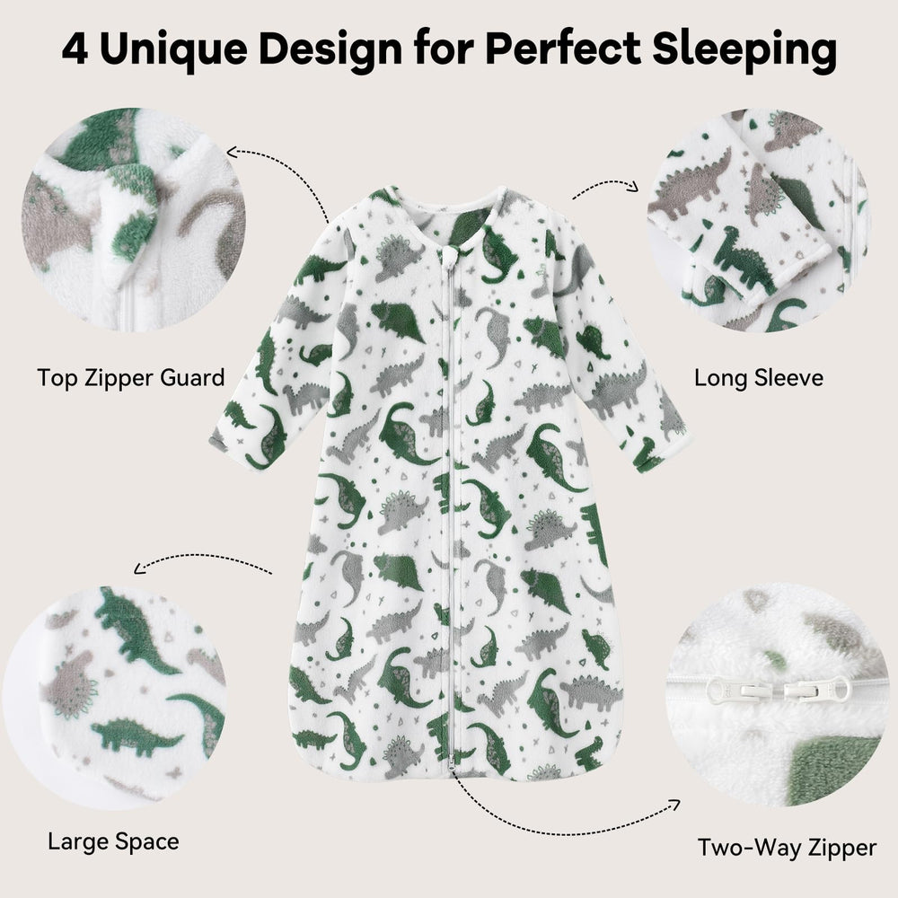 Unnivoll sleep sack interior fleece highlighting soft warmth against skin