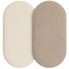 Unnivoll Muslin Bassinet Sheets soft-breathable comfort for delicate baby skin year-round.