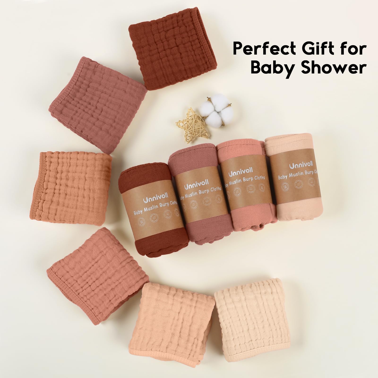 Unnivoll gradient caramel tones add warm style to daily routines.