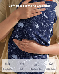Unnivoll newborn swaddle adjustable-velcro-fasteners make a snug grow-with-baby fit easy.