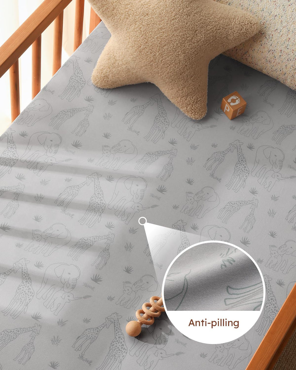 Unnivoll pack and play sheets with 5-inch pocket offering full mattress coverage
