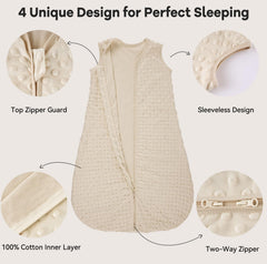 Unnivoll sleep sack is CPSC-certified for a safe sleep environment