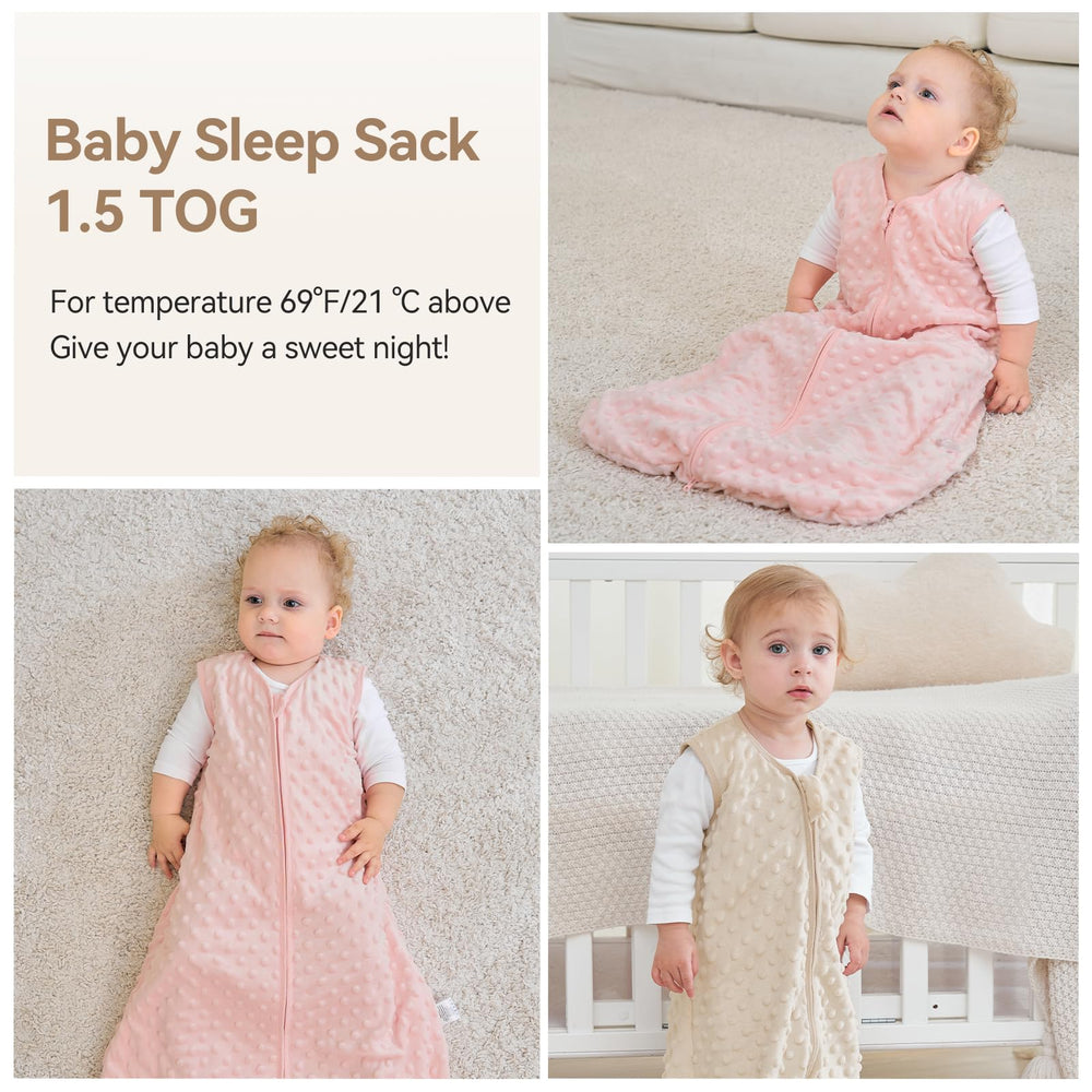 Unnivoll sleep sack size chart helps parents pick the right fit for growing babies
