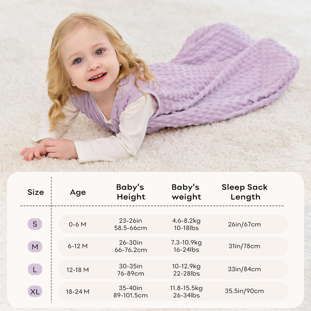Unnivoll fleece sleep sack two-pack for convenient wardrobe rotation.