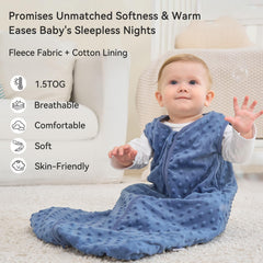 Unnivoll sleep sack with two-way zipper for easy night changes