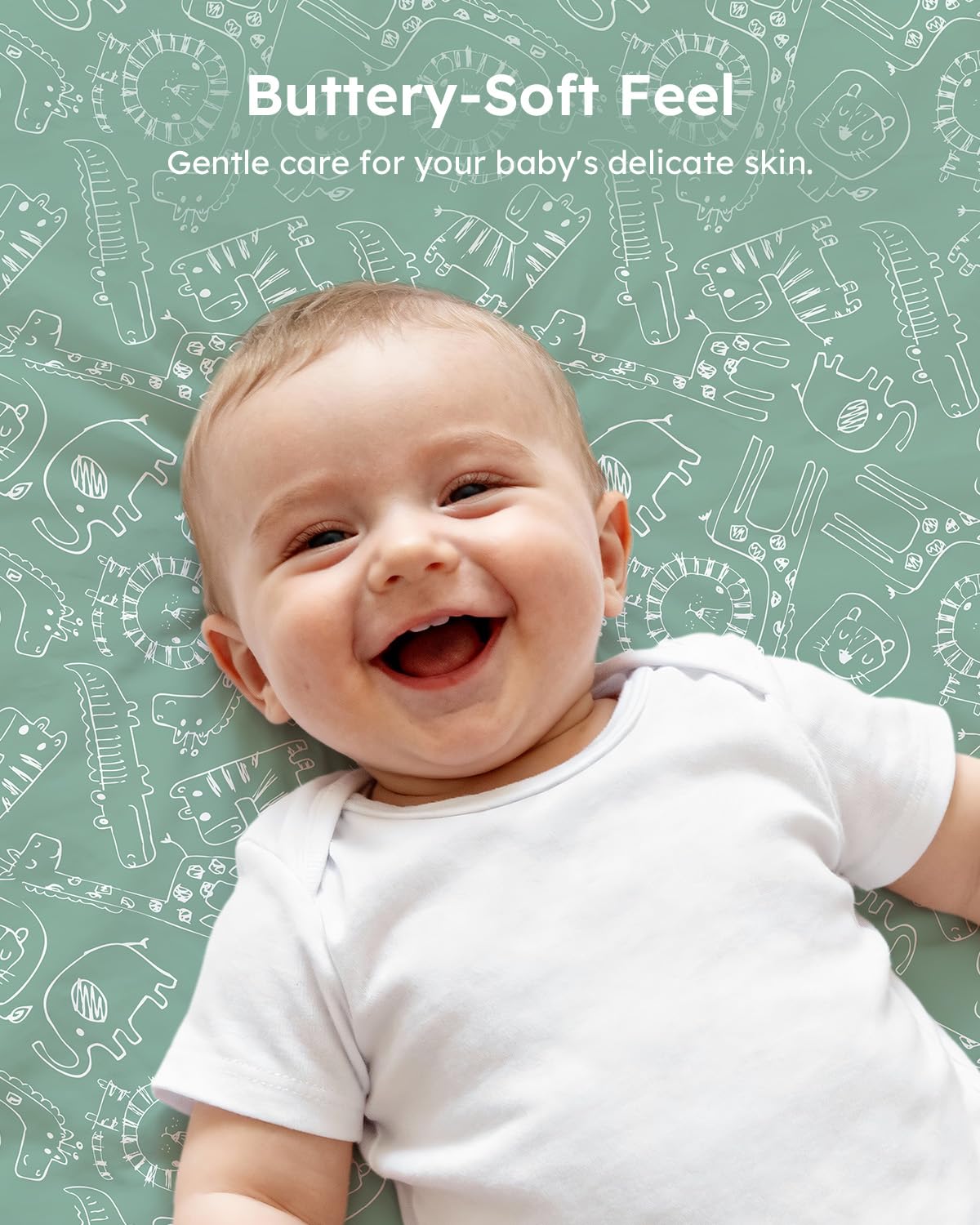 Unnivoll safety-certified mini crib sheet collage highlighting CPSC certification