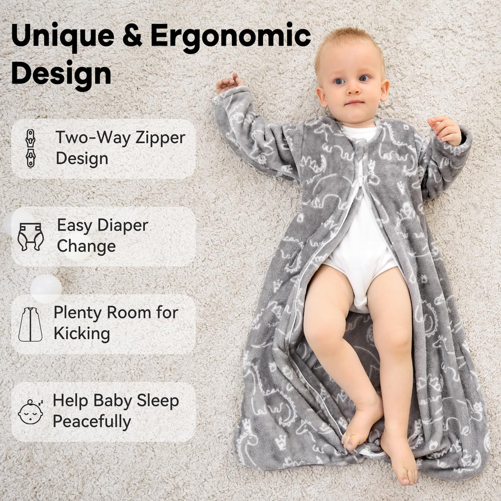 Unnivoll two-pack sleep sacks offer ready-to-use warmth and easy care.