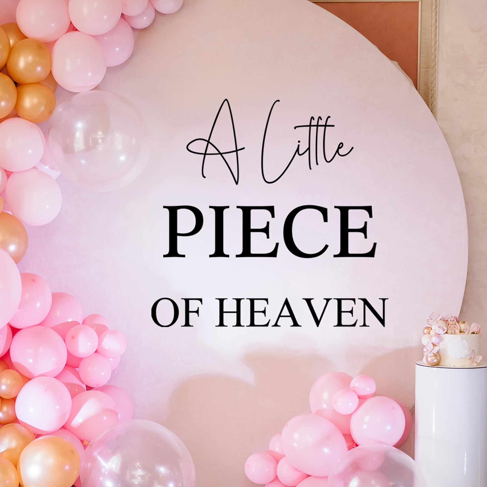 Unonede A Little Piece of Heaven Decal nursery decoration for a cozy space