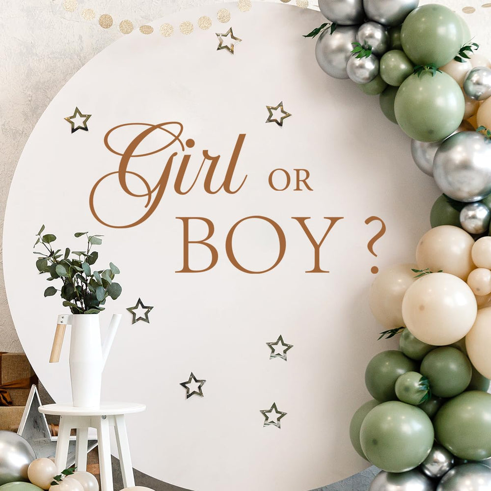 Unonede Girl or Boy Decal fits nurseries to living rooms.