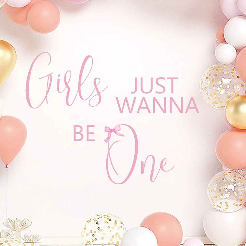 Unonede pink bow decal easy-peel and residue-free removal after celebrations.