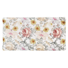 unp Stretchy Changing Pad Cover fabric-closeup shows soft, breathable cotton.