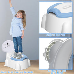 Unseki potty seat Indigo removable urinal eases cleanup after potty