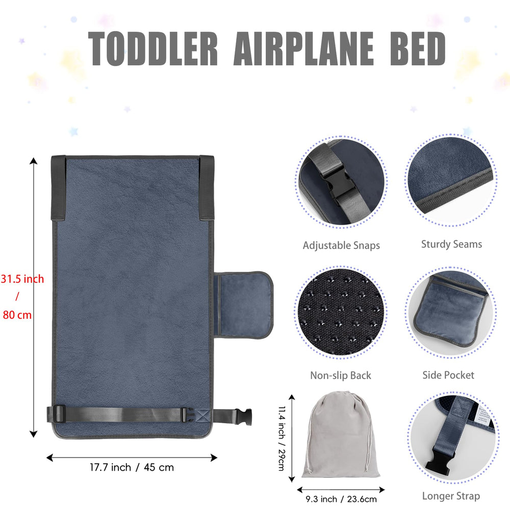 UNTREE Airplane Bed dimension 31-49-by-17-7 inches defines roomy area