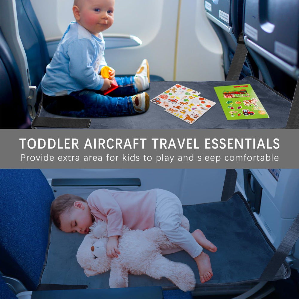 UNTREE Airplane Bed front-tray-hang shows versatile setup for stable toddler sleep
