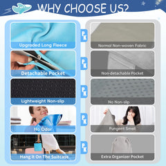 UNTREE packaging for the bed highlights on-the-go hygiene and compact storage.