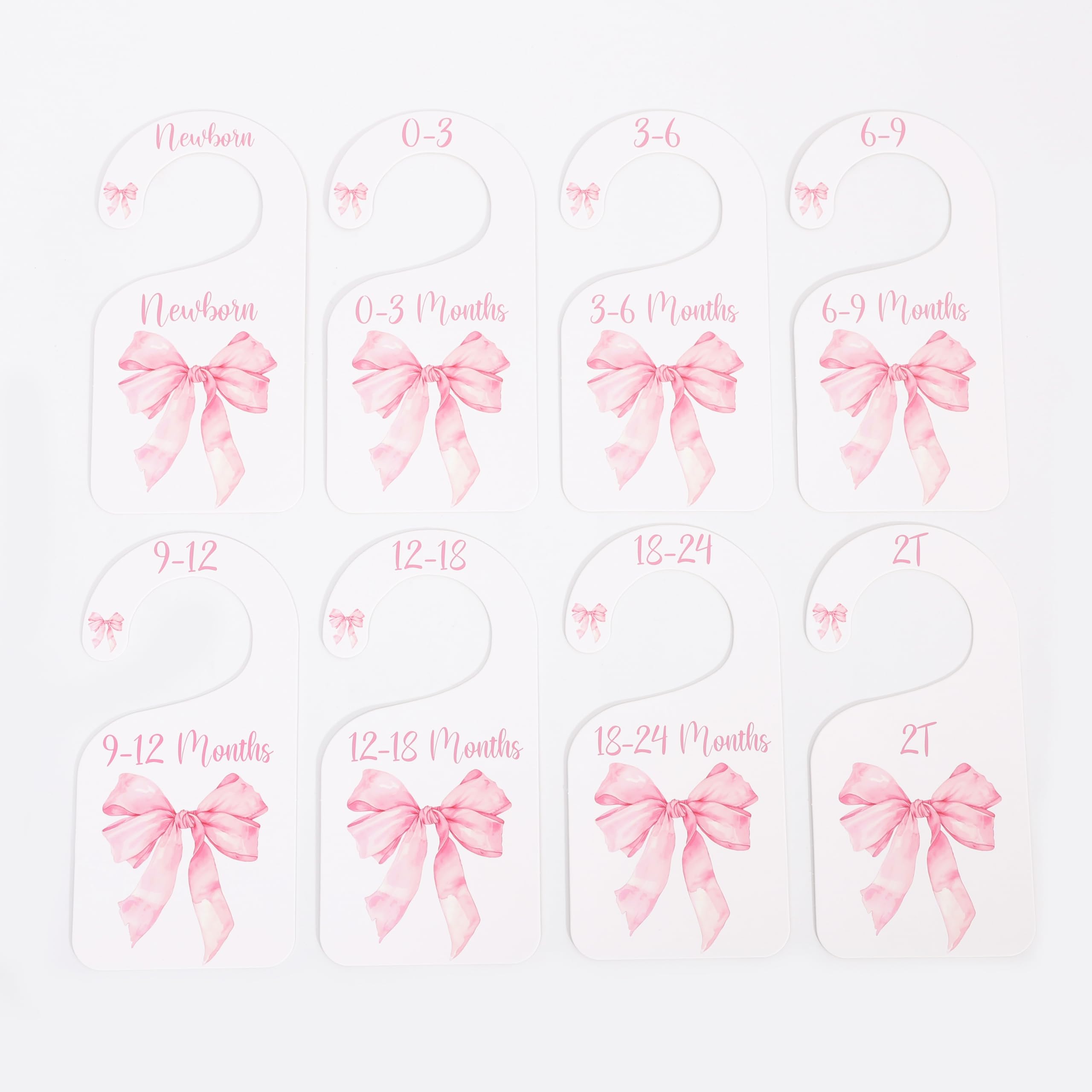 UOAOU baby closet divider set enhances nursery storage with floral accents.