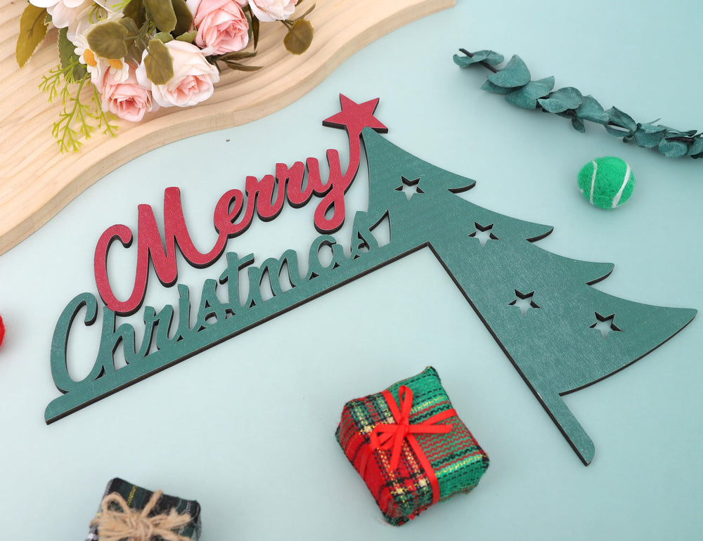 UOAOU packaging-ready Christmas door corner sign ideal for gifting.