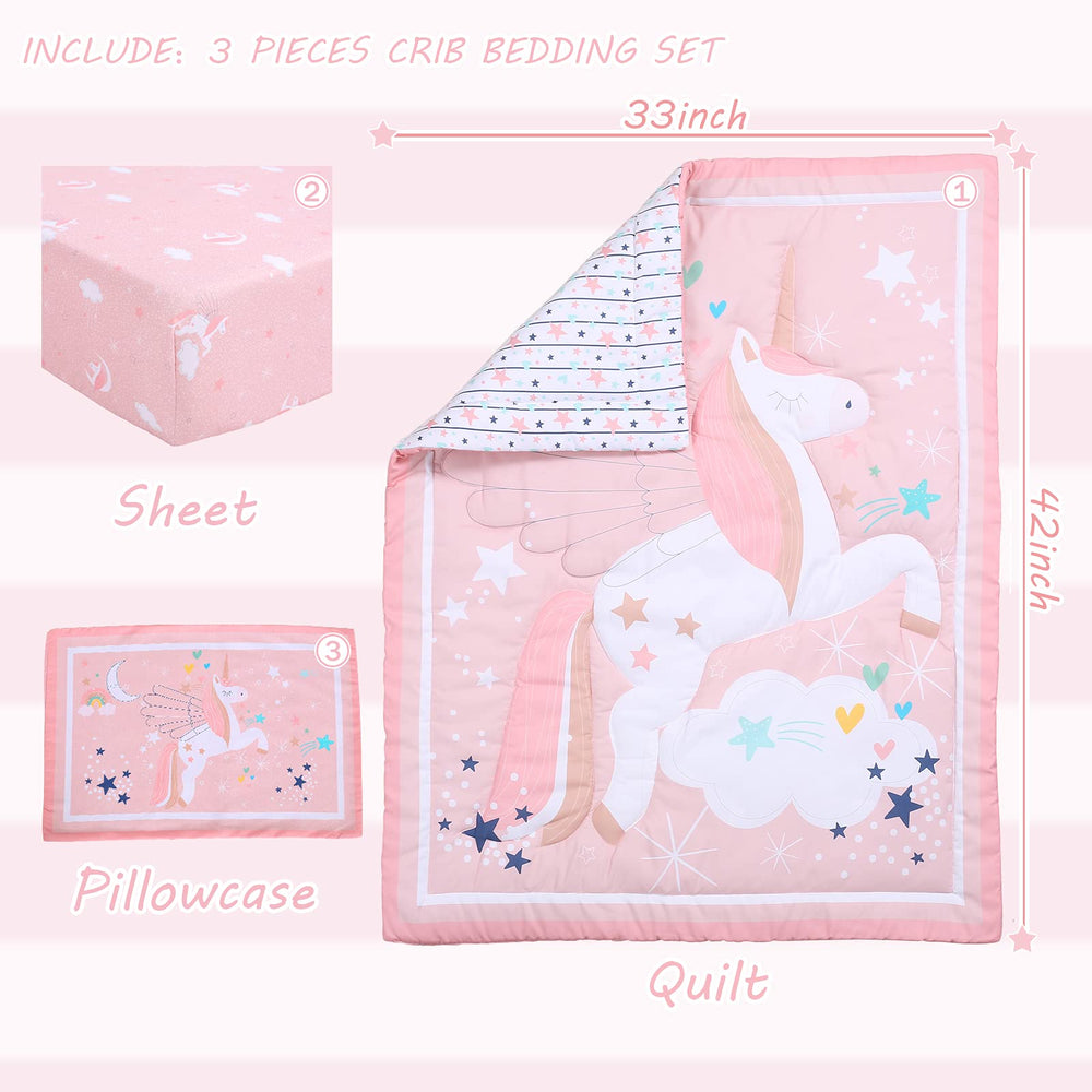 UOMNY crib sheet 52x28 made with soft microfiber for breathable comfort.