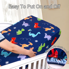 UOMNY crib sheet fits standard crib mattresses securely