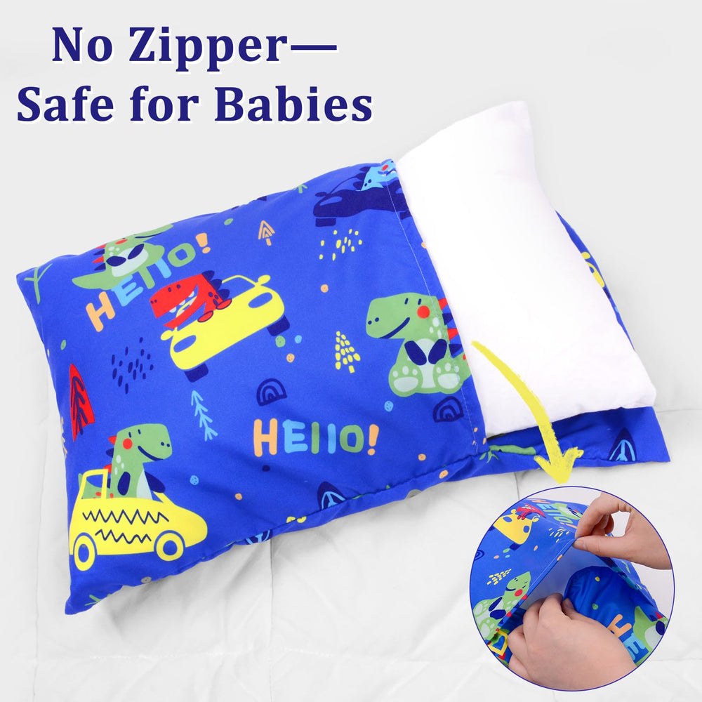 UOMNY machine-washable toddler pillowcase for quick cleanup after adventures