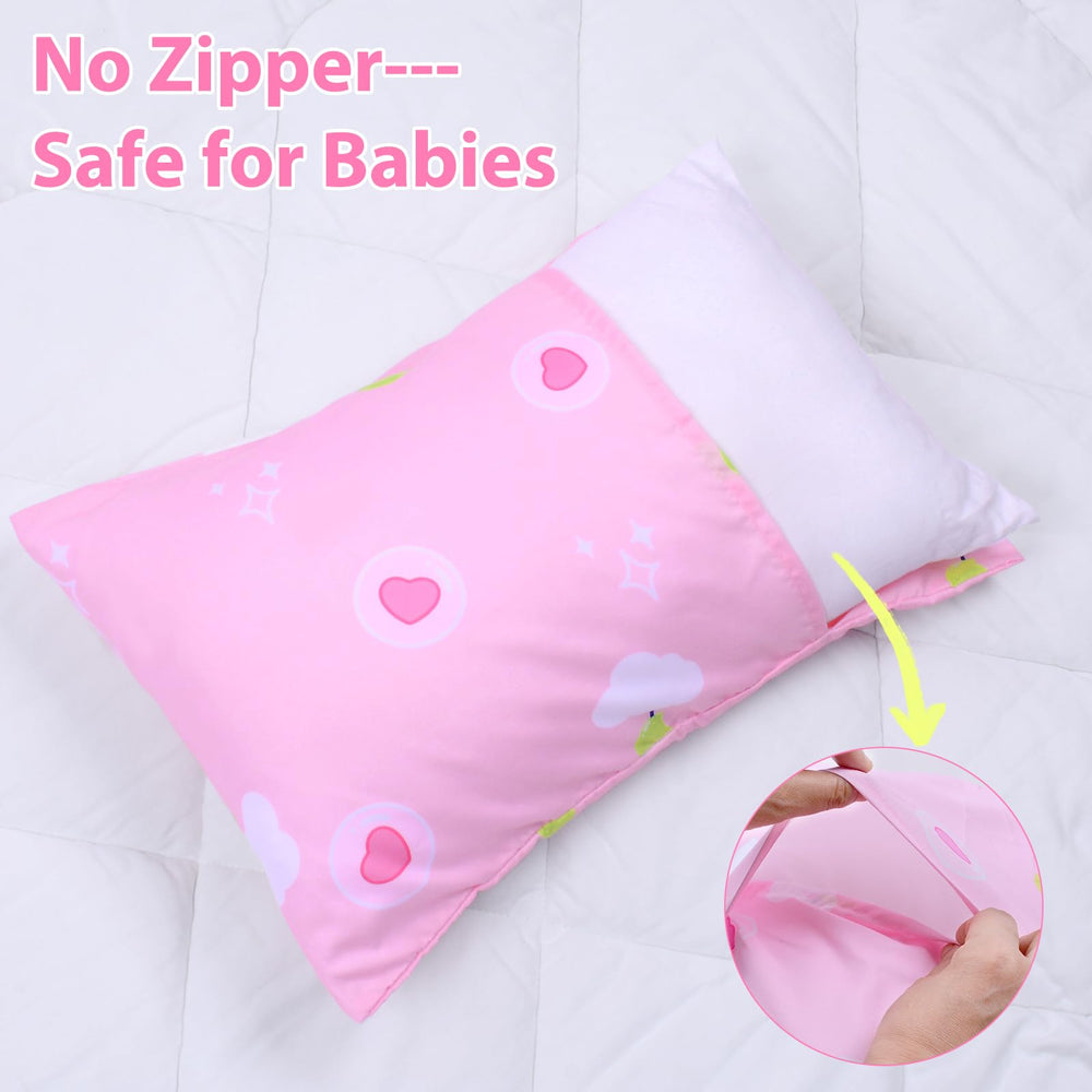 UOMNY soft breathable fabric pillowcase feels cozy for everyday toddler use
