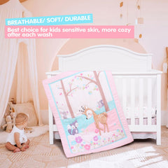 UOMNY woodland baby quilt 33x42 fosters gentle warmth during early naps.