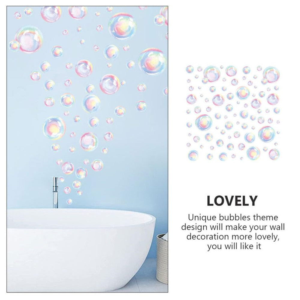 Uonlytech bubble decals – removable and residue-free for temporary events.